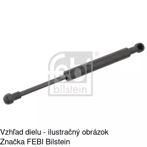 Plynová pružina 5815AS /POLCAR/ - obr. 1