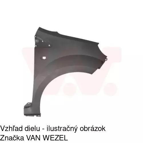 Predný blatník 600102 /POLCAR/ - obr. 1