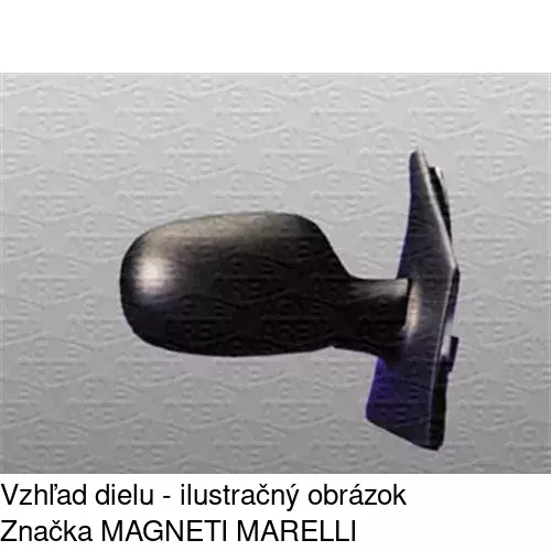 Rám vonkajšieho zrkadla 600154PM /POLCAR/ - obr. 2