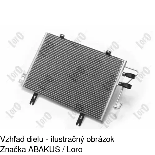 Chladiče klimatizácie 6001K81X /POLCAR/ - obr. 2