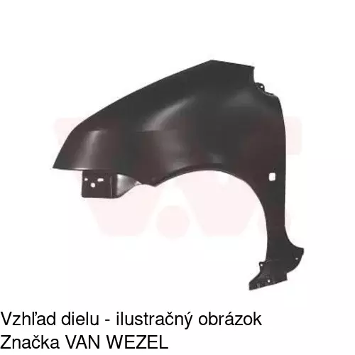 Predný blatník 600301 /POLCAR/ - obr. 3