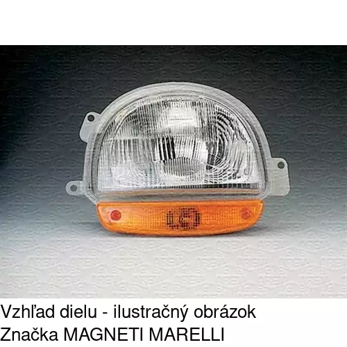 Hlavný reflektor 6003091E /POLCAR/ - obr. 2