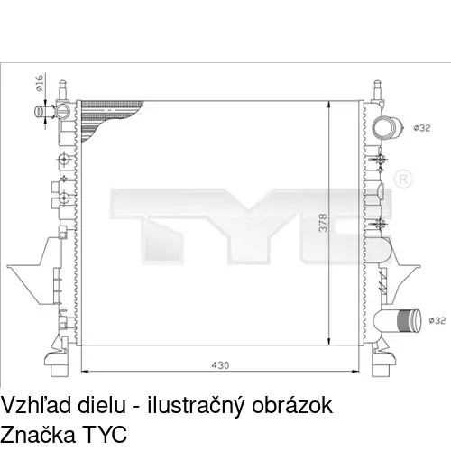 Chladiče vody POLCAR 600408-1
