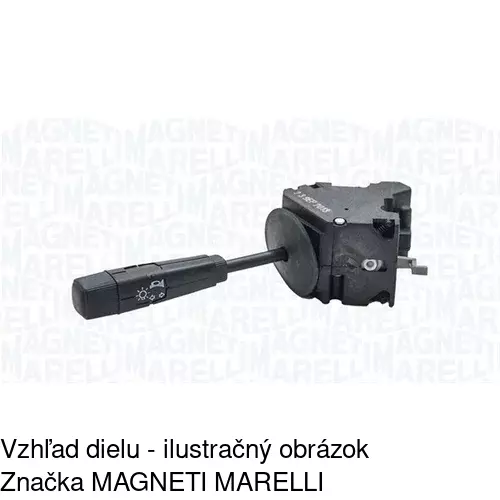 Združený prepínač POLCAR 6005PZS2