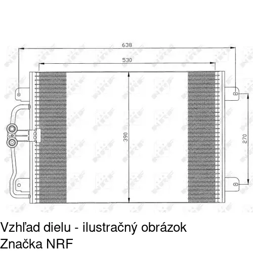 Chladiče klimatizácie 6007K82X /POLCAR/ - obr. 2