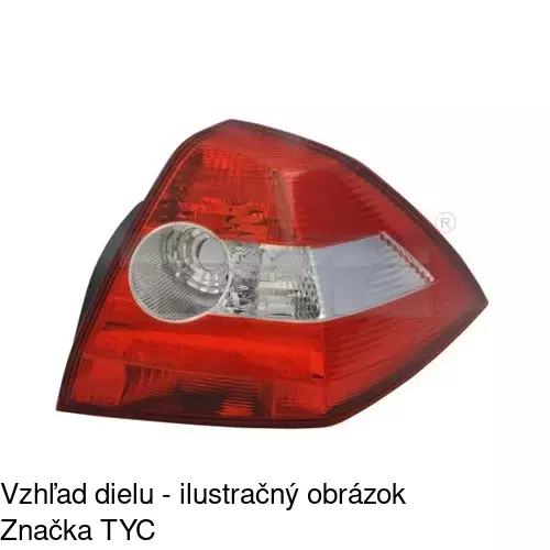 Zadné svetlo 6012873 /POLCAR/