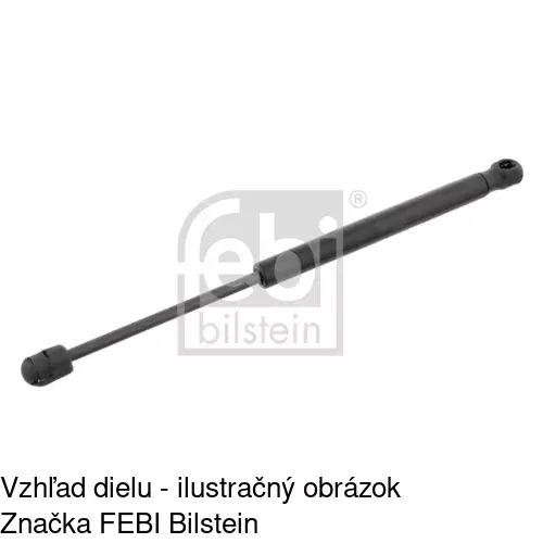 Plynová pružina 6012AB /POLCAR/ - obr. 1