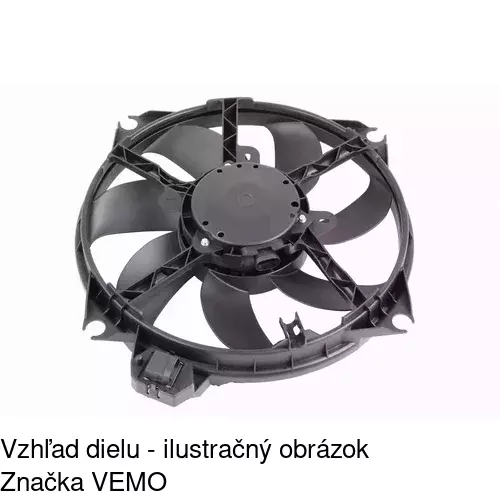 Ventilátory chladičov 601423W1X /POLCAR/ - obr. 2