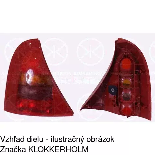 Zadné svetlo 601587-0 /POLCAR/ - obr. 1