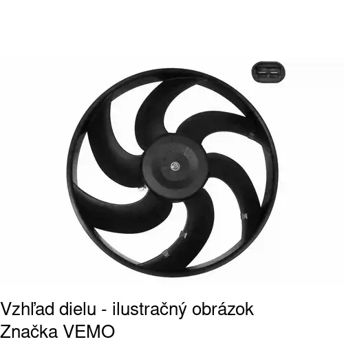 Ventilátor bez krytu / podpery 601923U1 /POLCAR/ - obr. 1