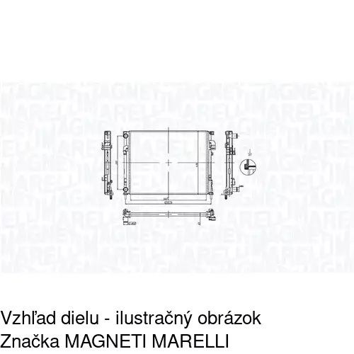 Chladiče vody 602608A1 /POLCAR/ - obr. 3