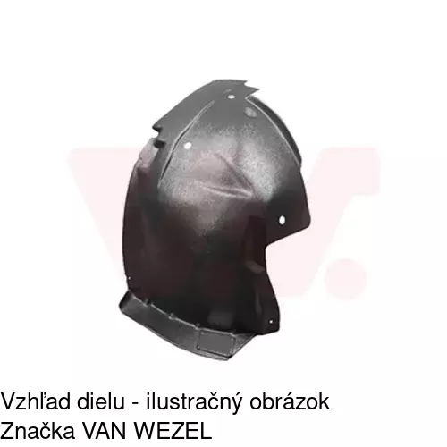Podblatník (plast) 6026FP1T /POLCAR/