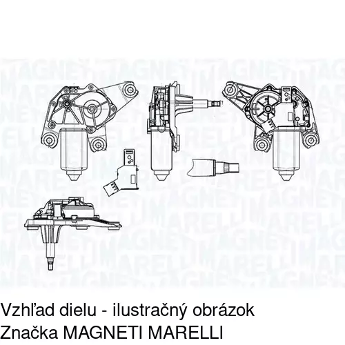 Motorček stieračov 6026SWT1 /POLCAR/ - obr. 1