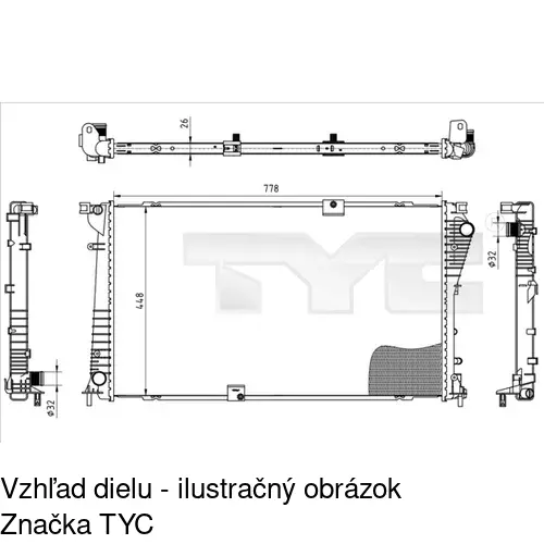 Chladiče vody POLCAR 6027082X