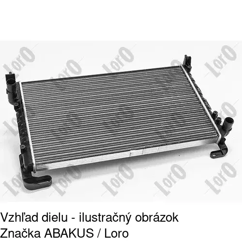 Chladiče vody POLCAR 6033081X