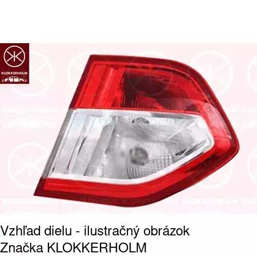 Zadné svetlo POLCAR 6035871U
