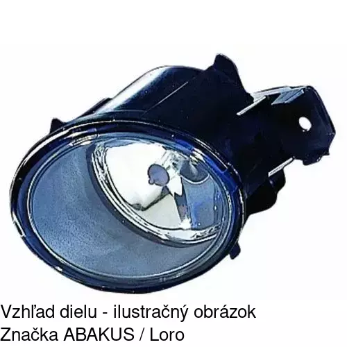 Hmlové svetlo - predné 6037291E /POLCAR/ - obr. 3