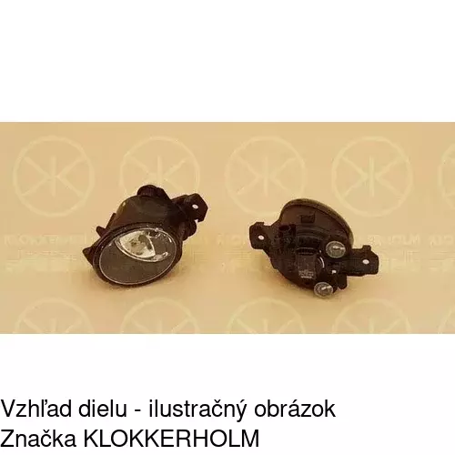 Hmlové svetlo - predné 603730-V /POLCAR/ - obr. 1
