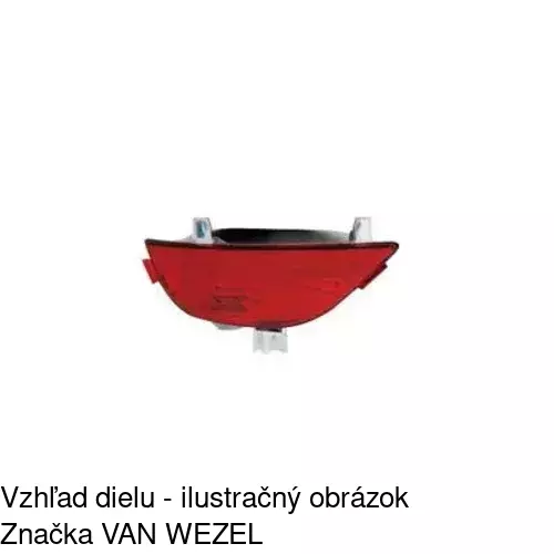 Hmlové svetlo - zadné 603997-E /POLCAR/ - obr. 1