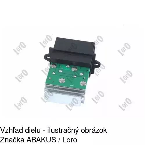 Ovládače klimatizácie 6041KST-2 /POLCAR/ - obr. 2