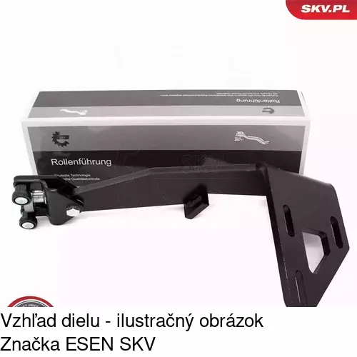 Vozík - kolieska pant posuvných dverí 6041Z-71 /POLCAR/ - obr. 3