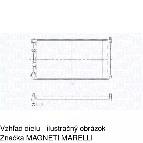 Chladiče vody POLCAR 6042081X
