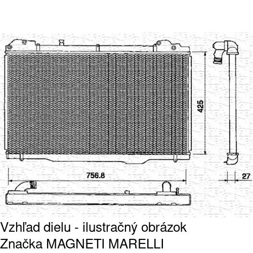 Chladiče vody POLCAR 6050081X