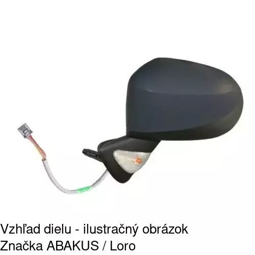 Rám vonkajšieho zrkadla POLCAR 605854PM