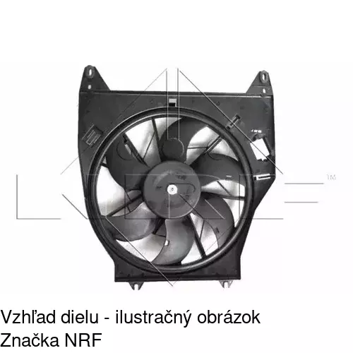 Ventilátory chladičov POLCAR 606023W2