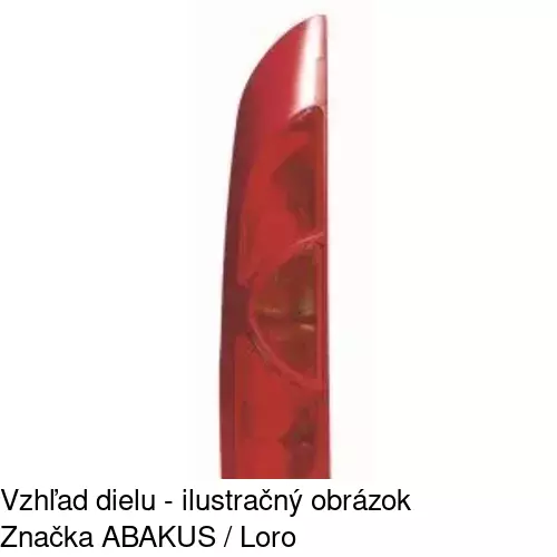 Zadné svetlo 606087-E /POLCAR/ - obr. 1