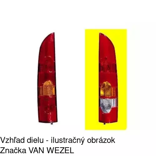Zadné svetlo 606188 /POLCAR/ - obr. 2