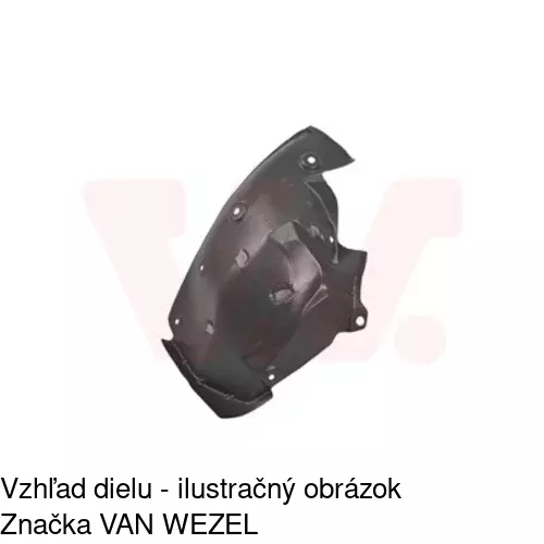 Predný blatník 606202-1 /POLCAR/ - obr. 2