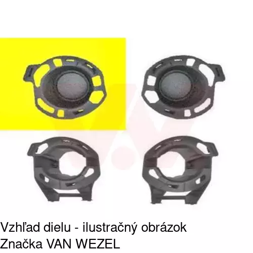 Záslepka otvoru hmlovky 60642715 /POLCAR/ - obr. 3