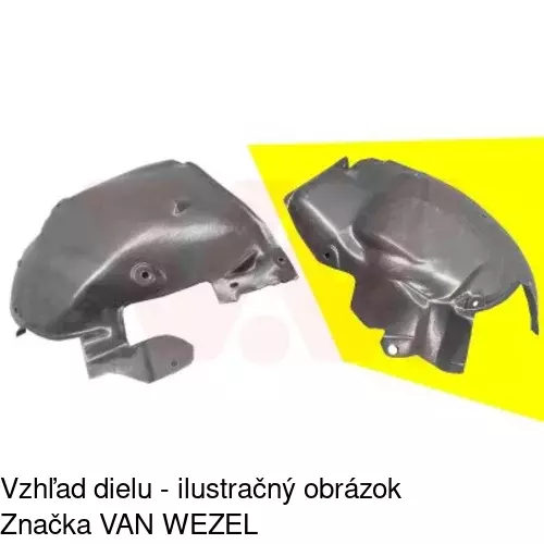 Podblatník (plast) 6071FL41 /POLCAR/ - obr. 1