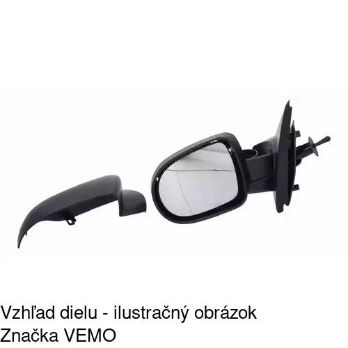 Rám vonkajšieho zrkadla 60A154TM /POLCAR/ - obr. 4