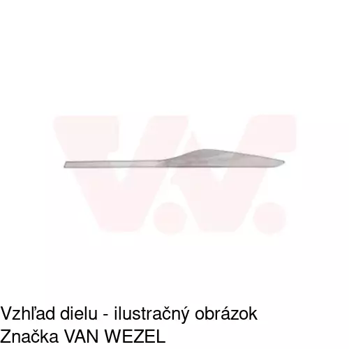 Lišta dverí POLCAR 60B100411