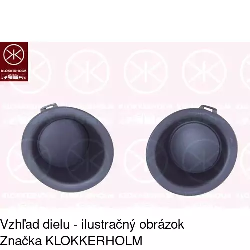 Záslepka otvoru hmlovky POLCAR 60B127-1