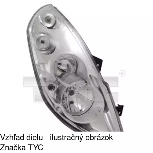 Hlavný reflektor 60N1092E /POLCAR/ - obr. 5