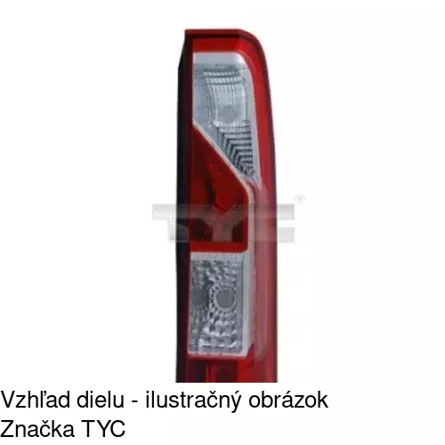 Zadné svetlo POLCAR 60N1870E