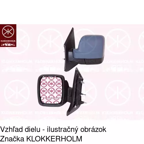 Rám vonkajšieho zrkadla 60N254PM /POLCAR/ - obr. 4
