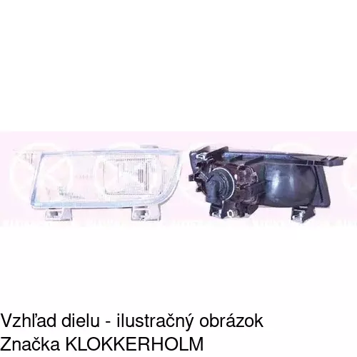 Hmlové svetlo - predné 6523301E /POLCAR/ - obr. 2