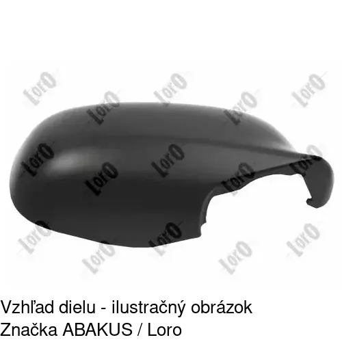 Rám vonkajšieho zrkadla 652355PM /POLCAR/ - obr. 5