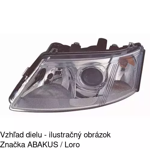 Hlavný reflektor 6530090E /POLCAR/ - obr. 3
