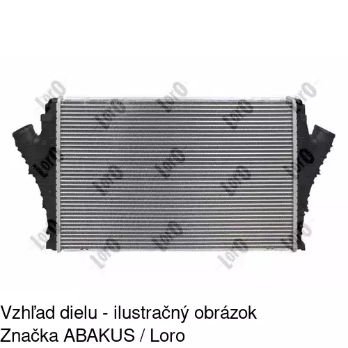 Chladiče vzduchu (Intercoolery) 6530J81X /POLCAR/ - obr. 1