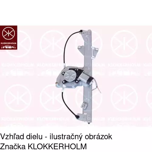 Elektrický mechanizmus okna dverí POLCAR 6530PSE2