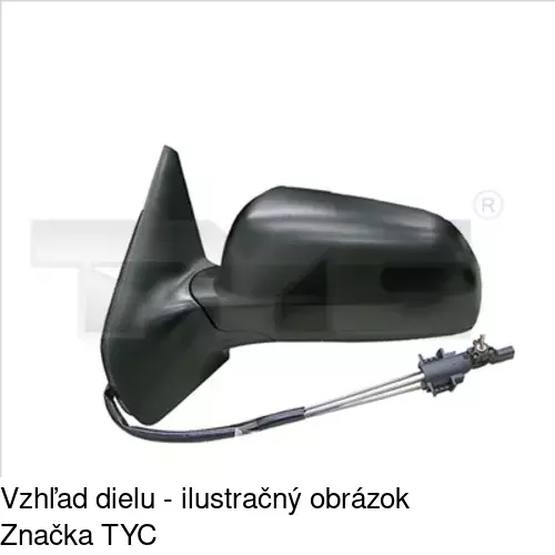 Vonkajšie zrkadlo 6714511M /POLCAR/ - obr. 1