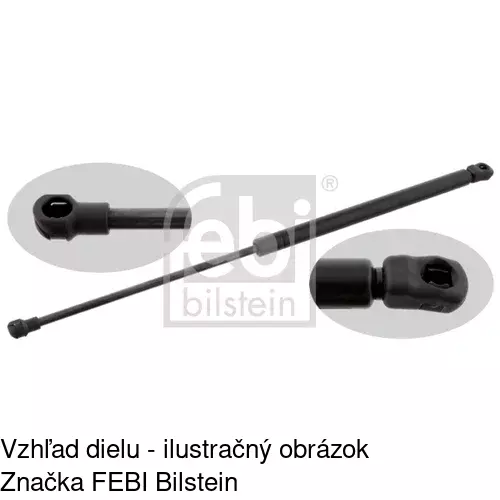 Plynová pružina 6722AB /POLCAR/ - obr. 1