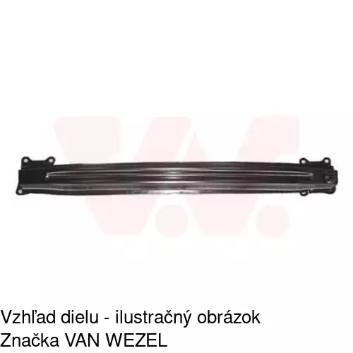 Výstuha nárazníka 672496-3 /POLCAR/ - obr. 1