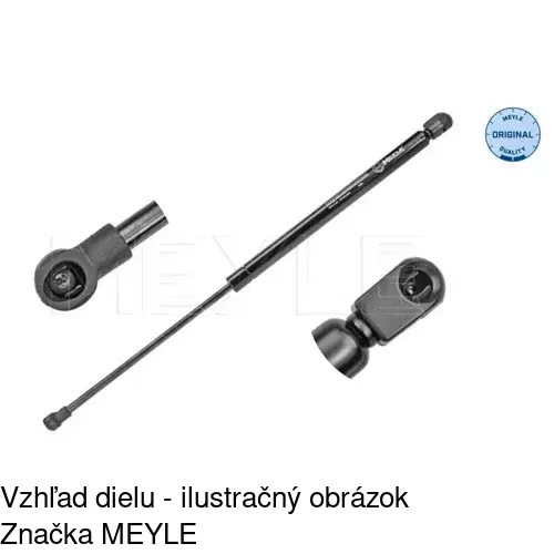 Plynová pružina 6726AB /POLCAR/ - obr. 2