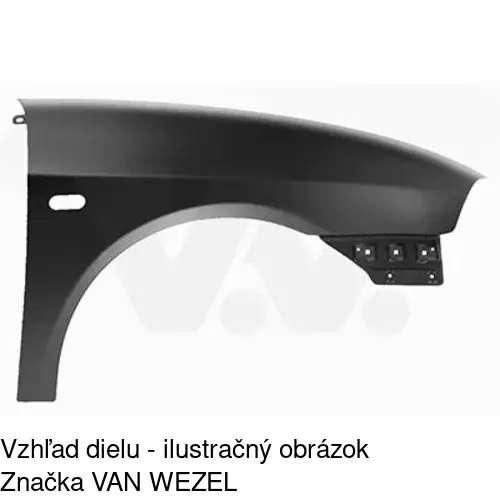 Predný blatník 673002-J /POLCAR/ - obr. 2